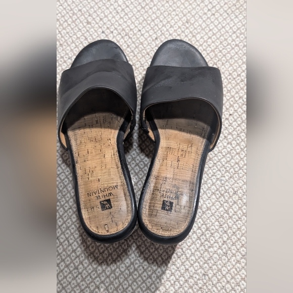 White Mountain Black Cork Wedges - Picture 6 of 8